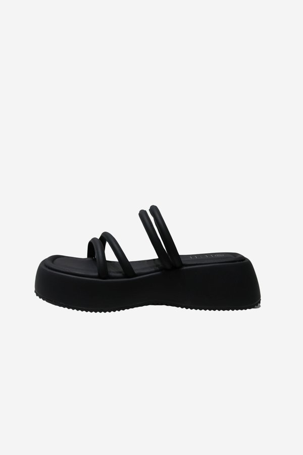 HOPE STRAPPY SANDAL FLATFORMS (5.5 CM) IN BLACK