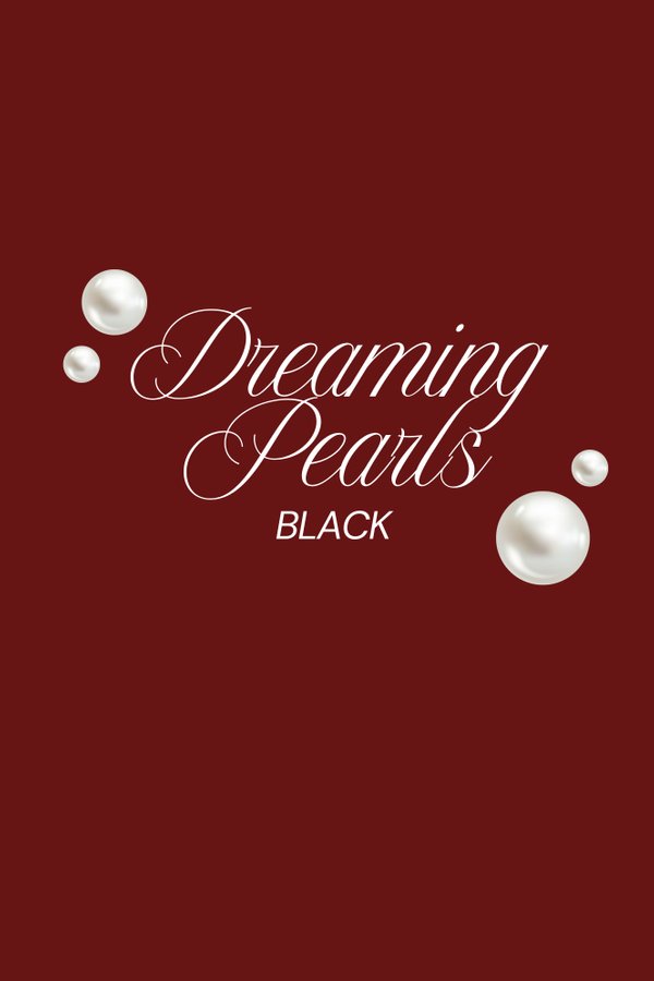 LIMITED EDITION: DREAMING PEARLS ELEVATE SLIM TRANSPARENT HEELS (7 CM) IN BLACK