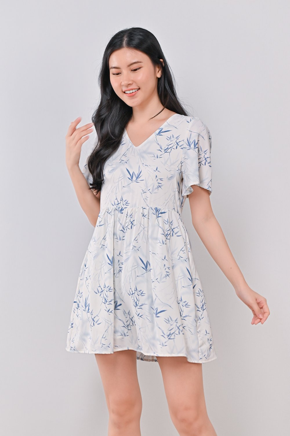 EMBLA BAMBOO V-NECK DRESS-ROMPER EMBLA BAMBOO V-NECK DRESS-ROMPER