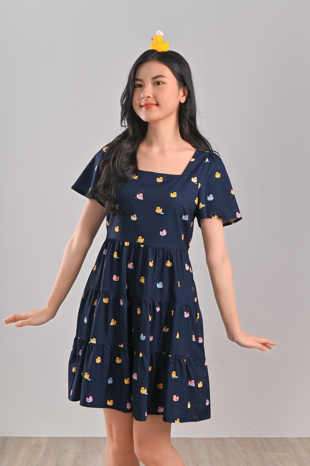 *NEW* RUBBER DUCKIE NAVY BABYDOLL DRESS