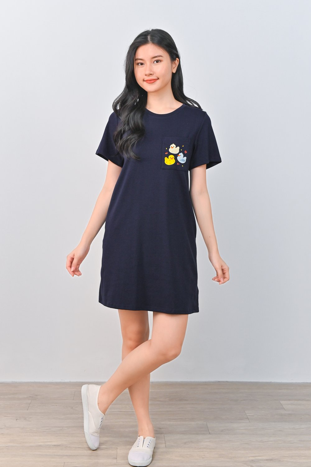 RUBBER DUCKIE NAVY TEE DRESS RUBBER DUCKIE NAVY TEE DRESS