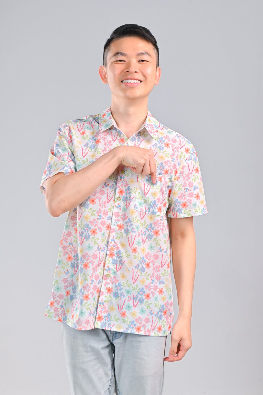 HARU FLORALS MEN’S SHIRT HARU FLORALS MEN’S SHIRT