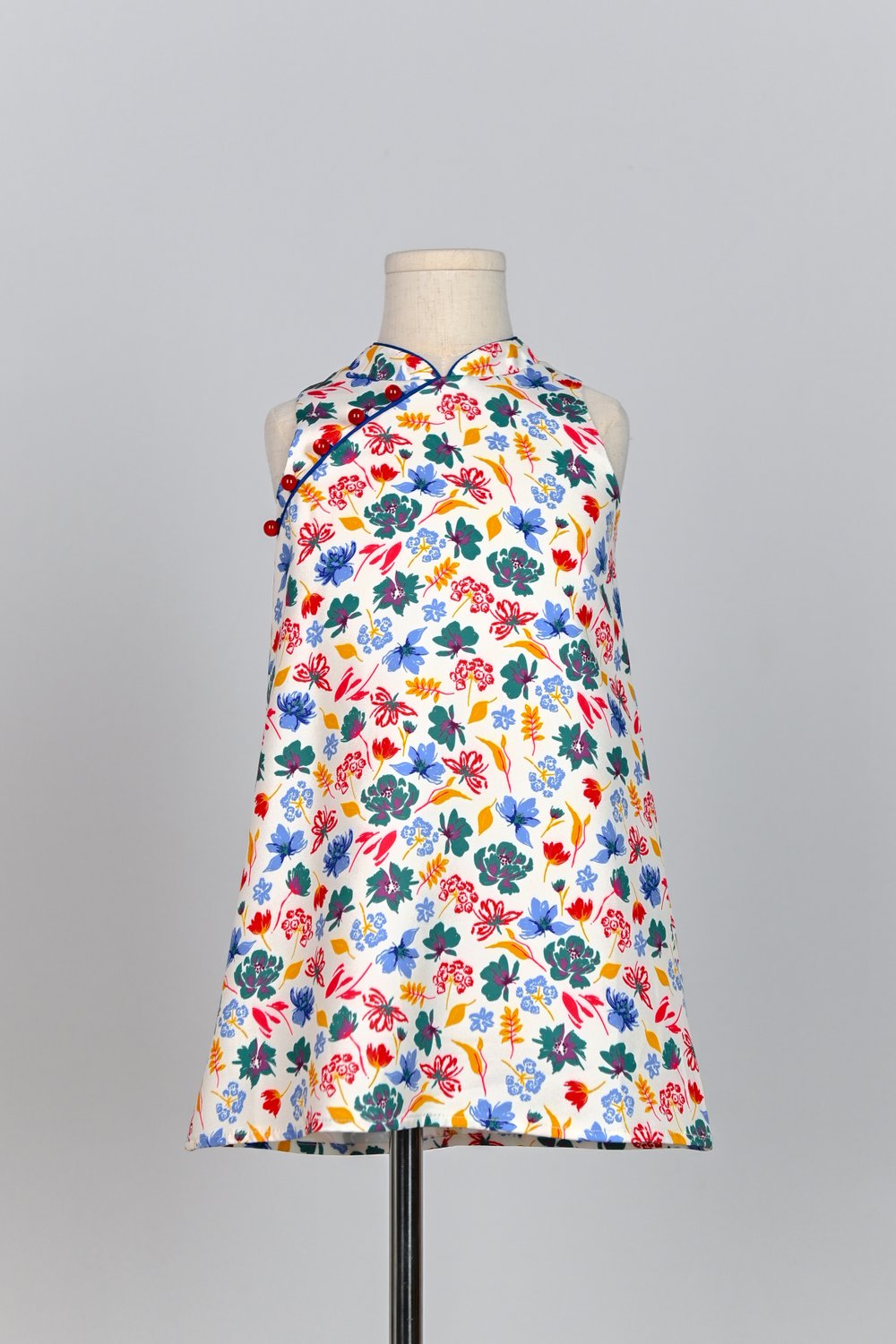 SPRING FANCIES CREAM KIDS’ CHEONGSAM