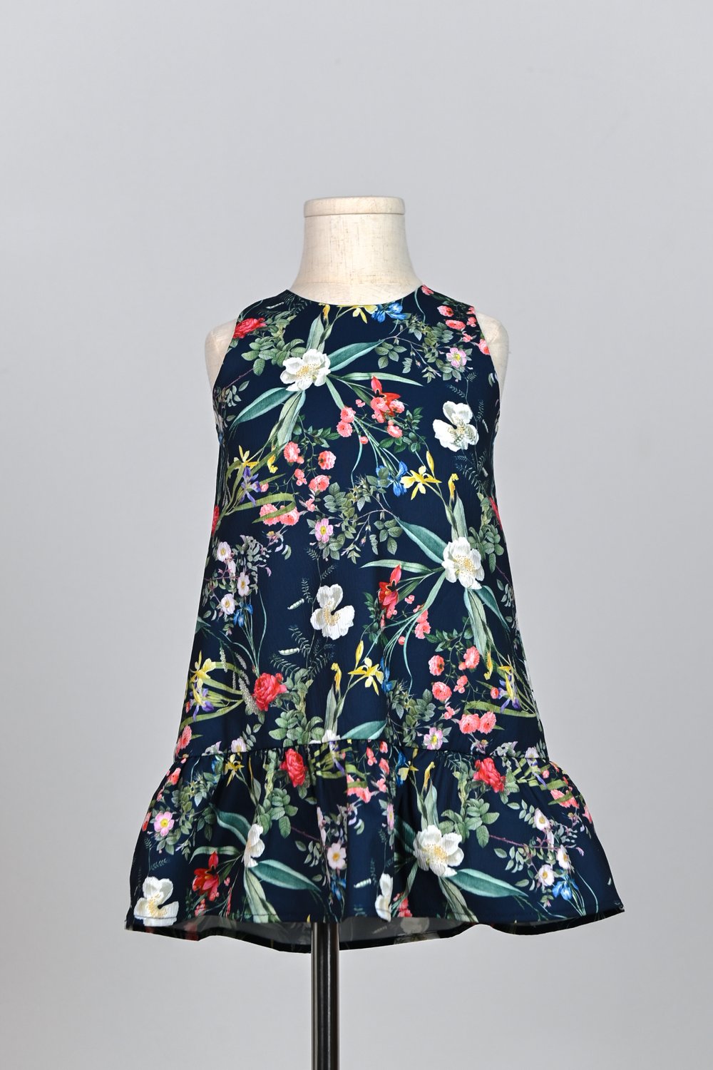 NAVY LUSH FLORALS KIDS’ DRESS NAVY LUSH FLORALS KIDS’ DRESS