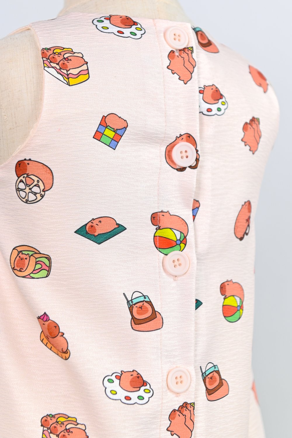 CUTE CAPYBARA KIDS’ DRESS