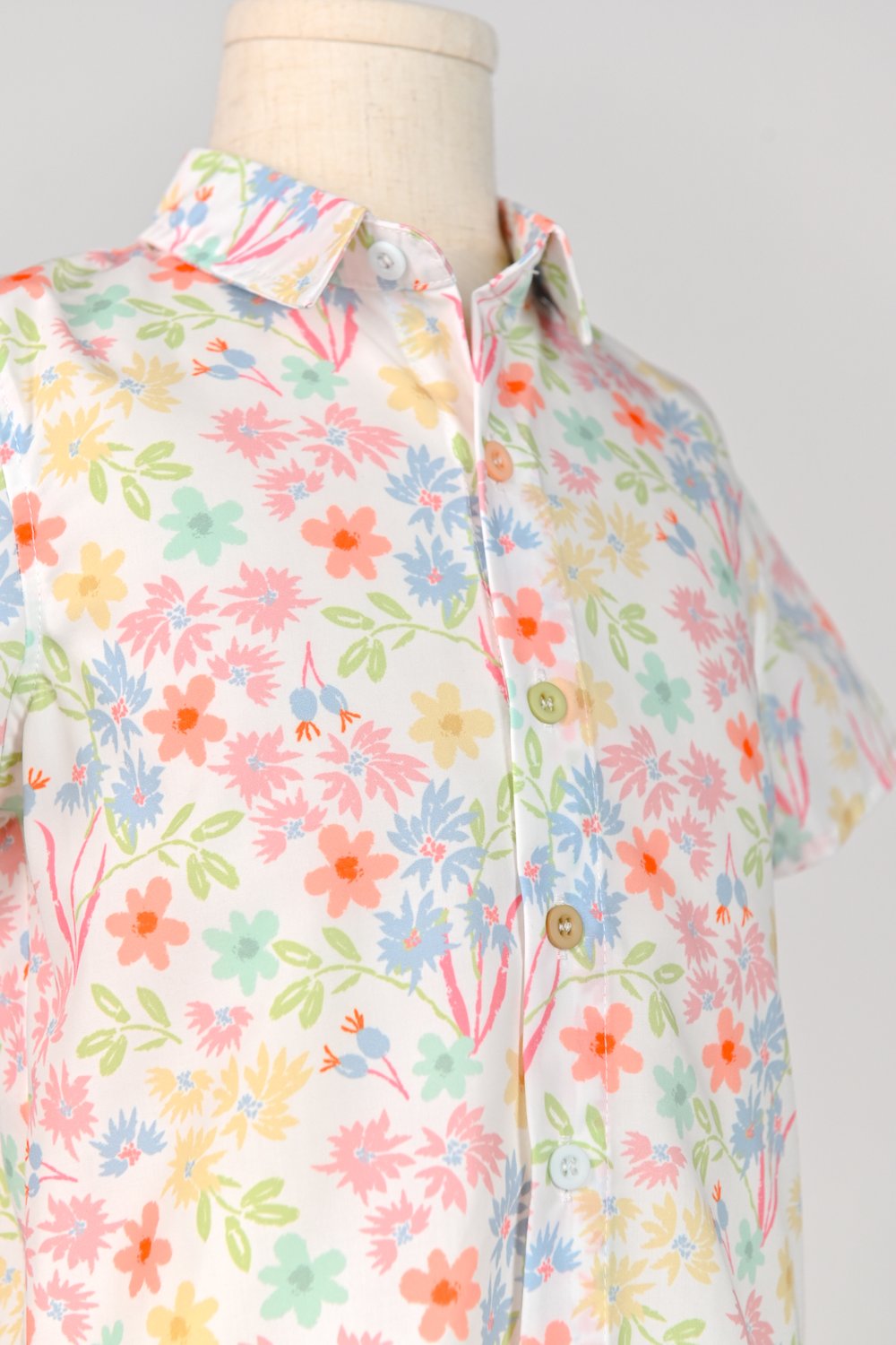 HARU FLORALS KIDS’ SHIRT HARU FLORALS KIDS’ SHIRT