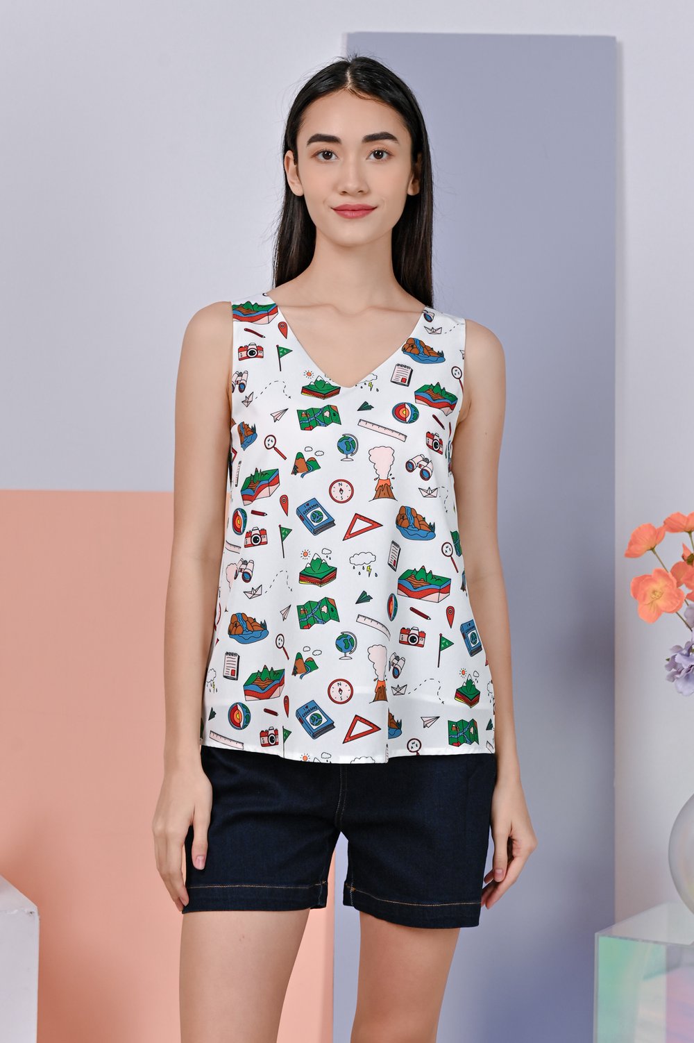 GEOGRAPHY TWO-WAY TOP