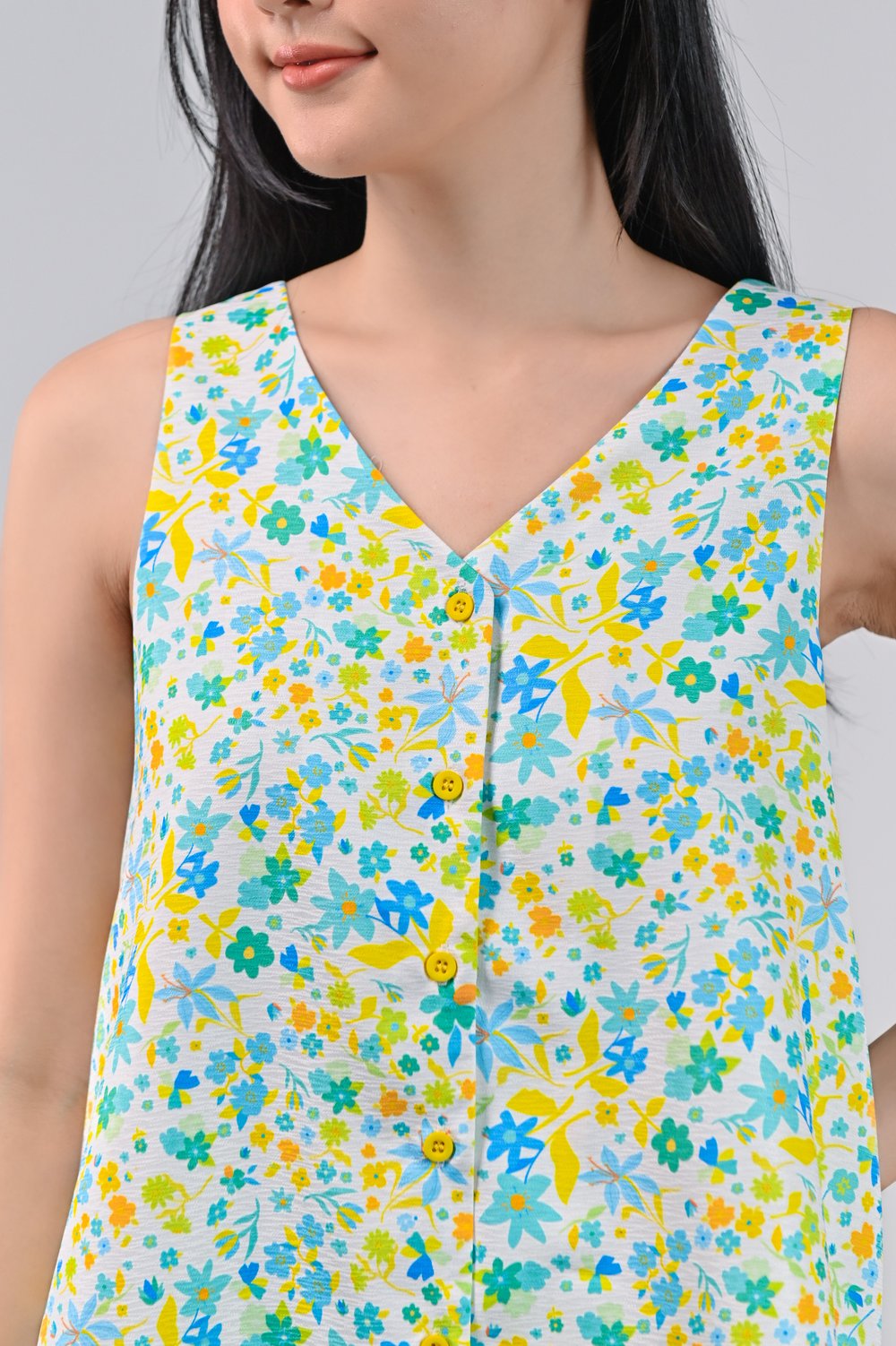 CITRUS FLOWERS BUTTON TWO-WAY TOP CITRUS FLOWERS BUTTON TWO-WAY TOP