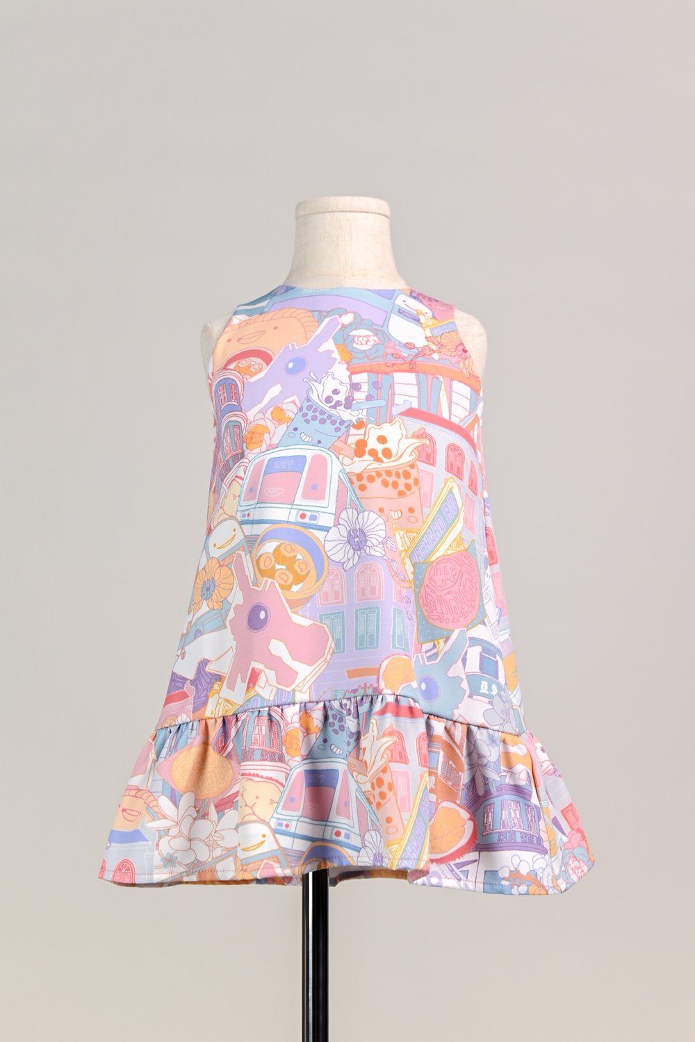 VIBRANT SUNNY ISLAND KIDS’ DRESS VIBRANT SUNNY ISLAND KIDS’ DRESS
