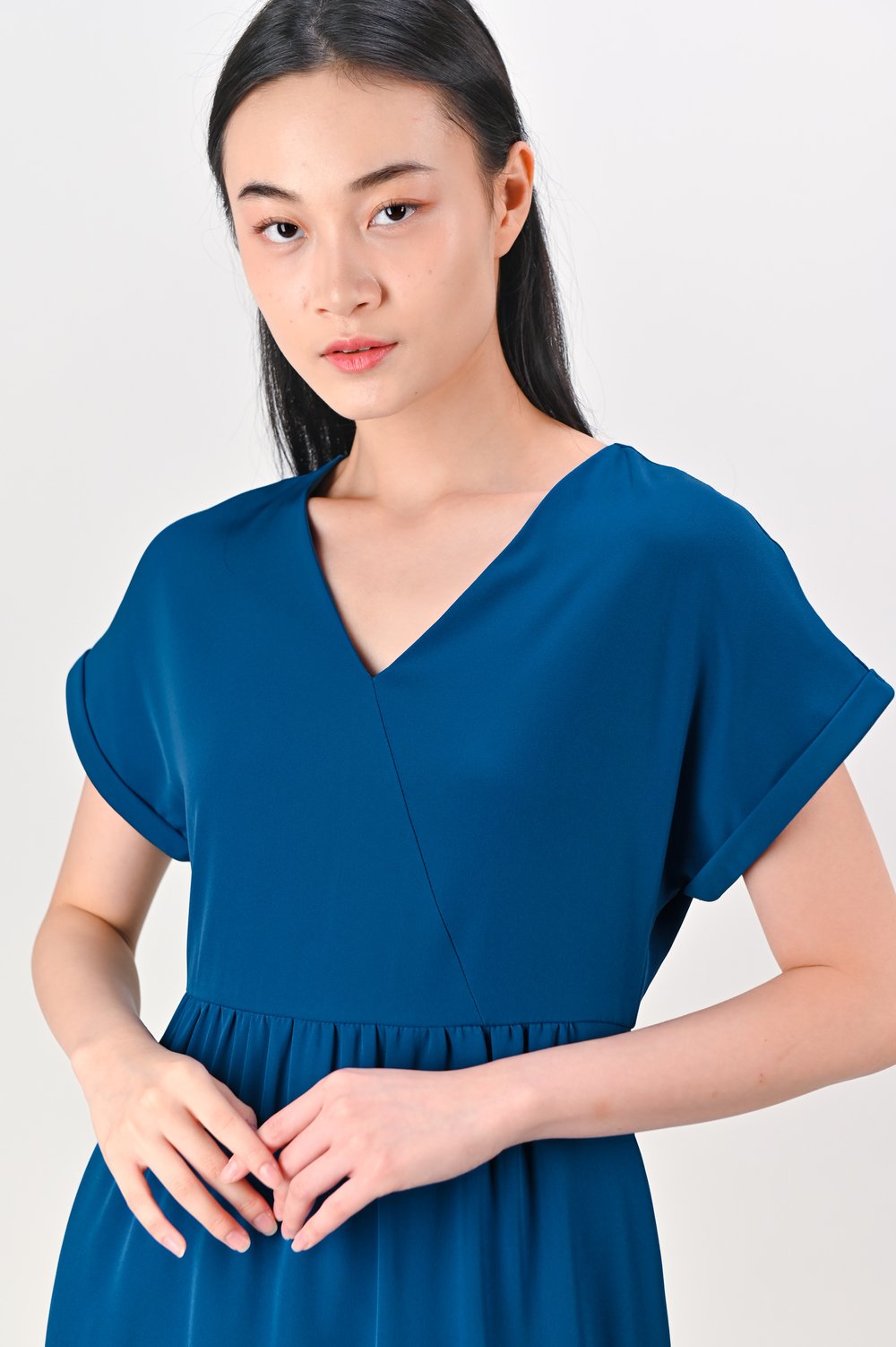 ISOLDE MOD KIMONO DRESS IN TEAL