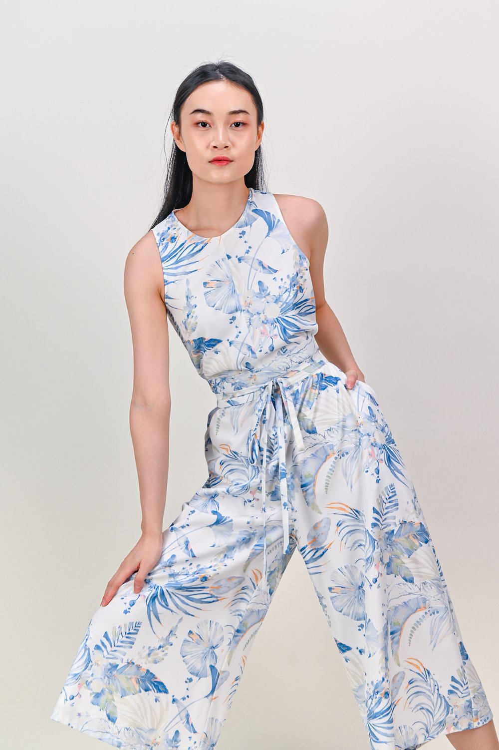 FRESH BLUE VALENTINE A-LINE JUMPSUIT FRESH BLUE VALENTINE A-LINE JUMPSUIT