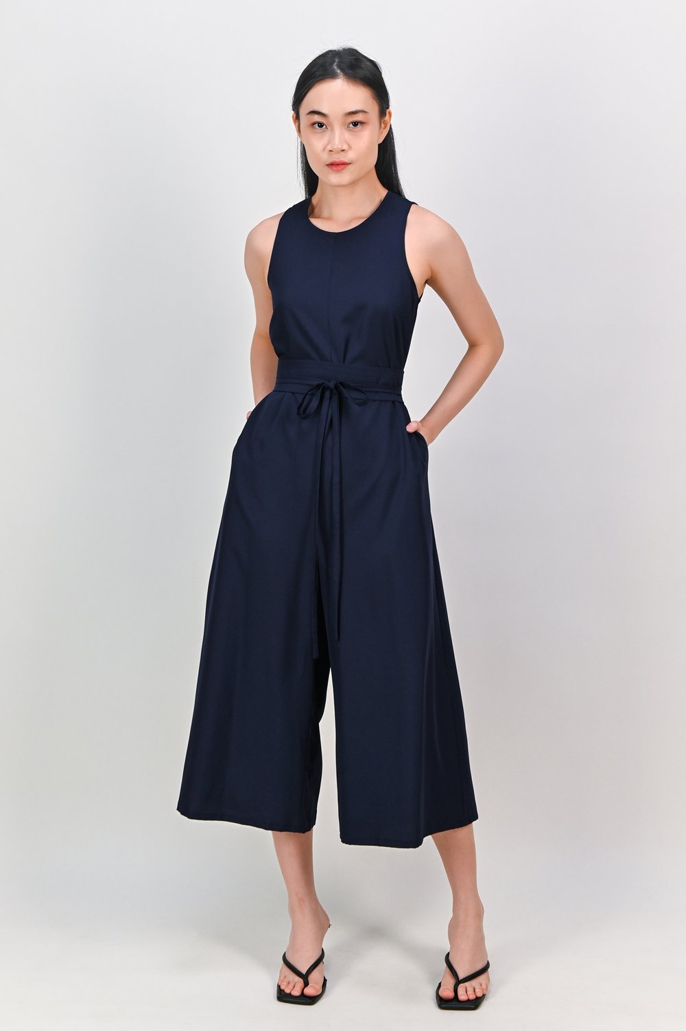 DAMARIS A-LINE JUMPSUIT IN NAVY DAMARIS A-LINE JUMPSUIT IN NAVY