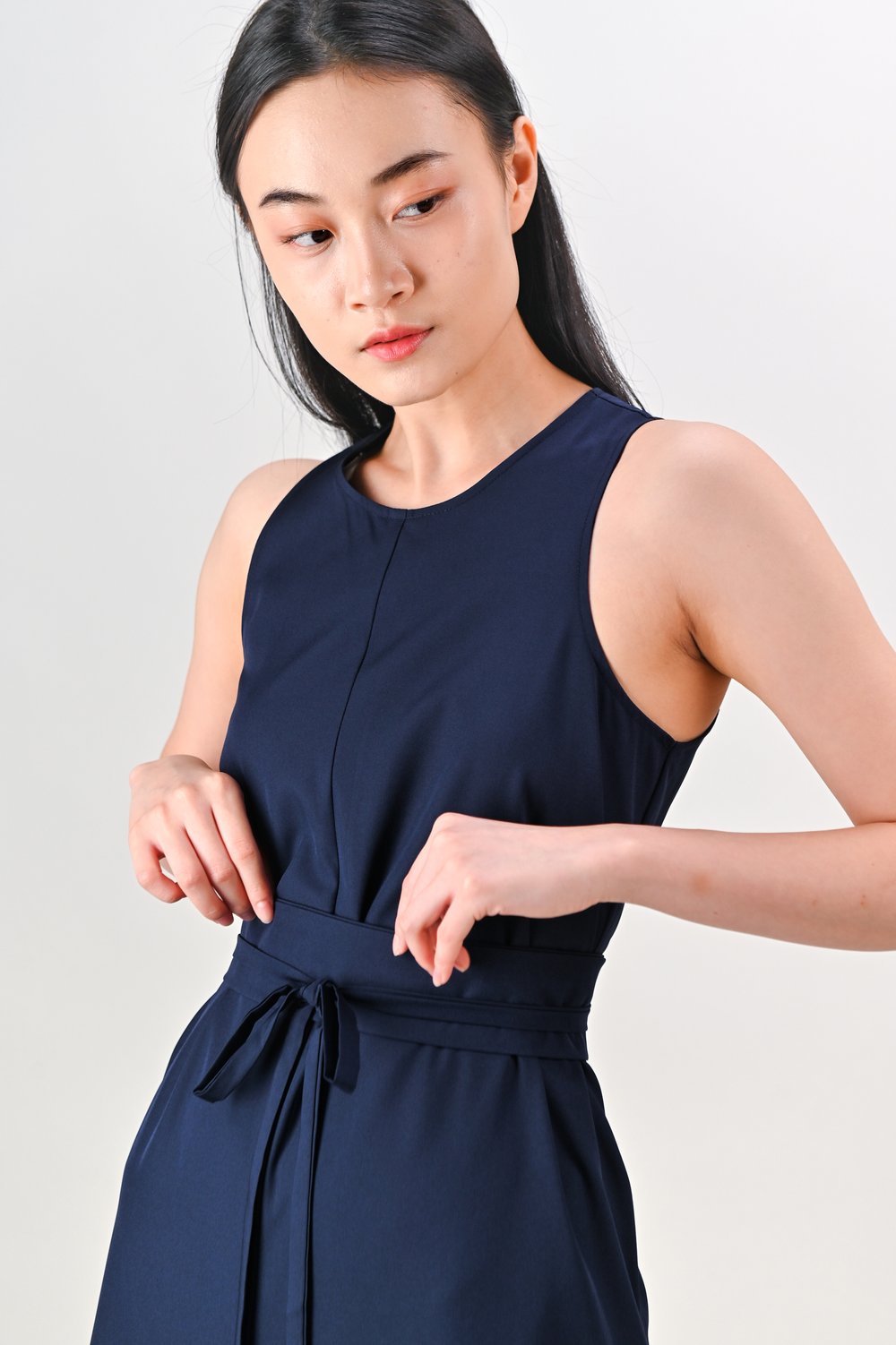 DAMARIS A-LINE JUMPSUIT IN NAVY DAMARIS A-LINE JUMPSUIT IN NAVY