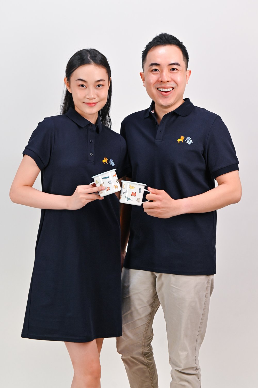 ORIGAMI ZOO NAVY POLO DRESS ORIGAMI ZOO NAVY POLO DRESS