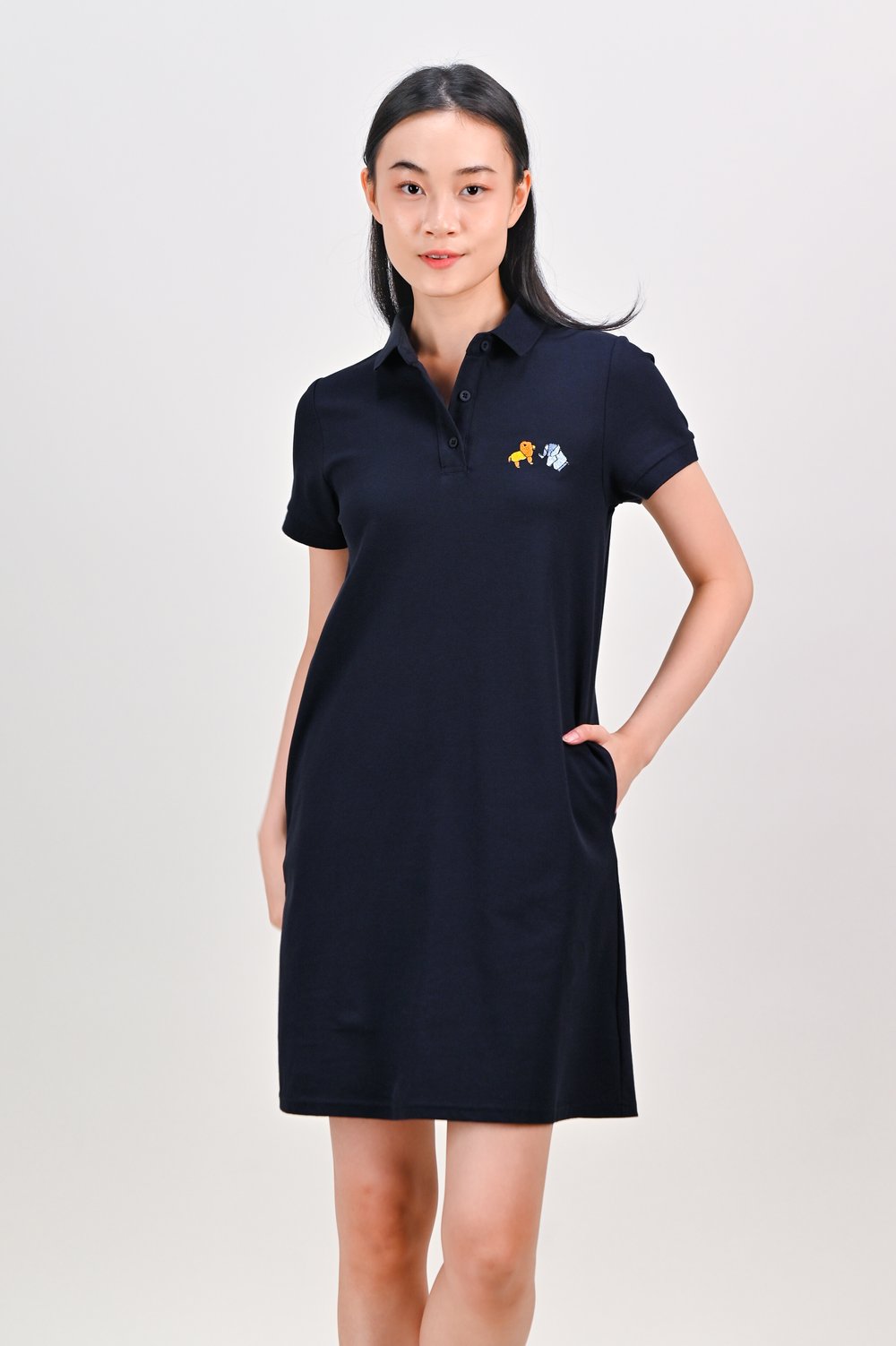 ORIGAMI ZOO NAVY POLO DRESS ORIGAMI ZOO NAVY POLO DRESS