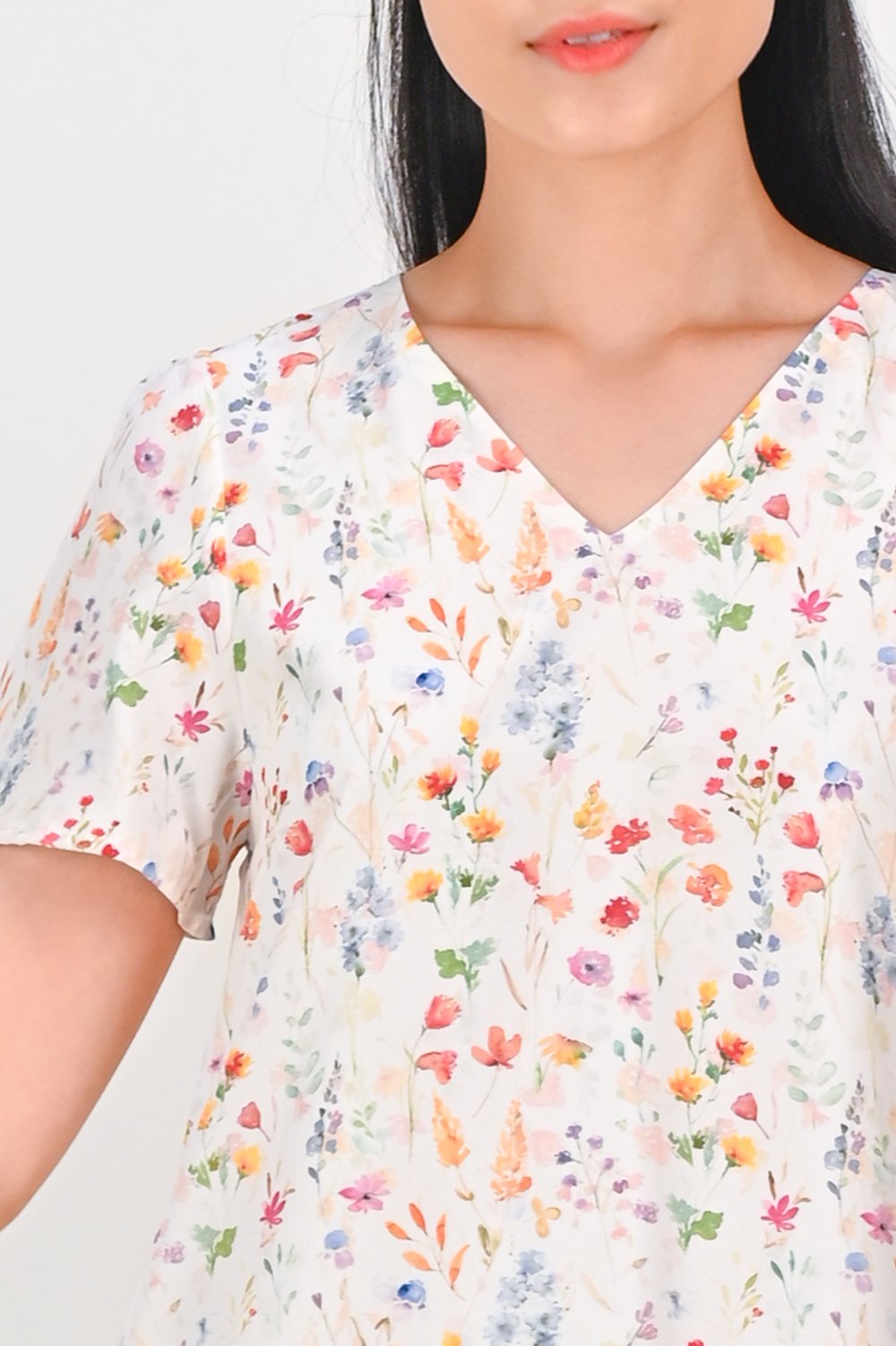 EDEN ERA SLEEVED DROPWAIST DRESS