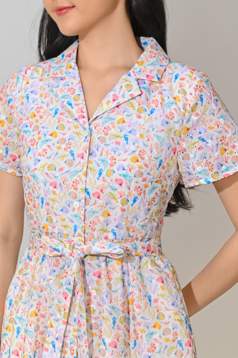 NAUTI CREW CAMP-COLLAR SHIRT-DRESS NAUTI CREW CAMP-COLLAR SHIRT-DRESS