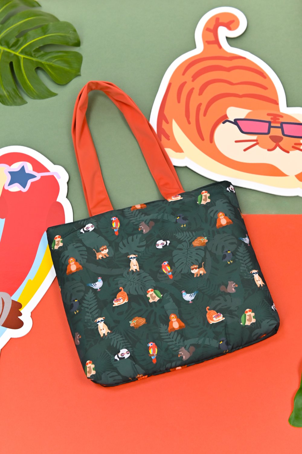 SG ZOOPERSTARS PUFFER TOTE SG ZOOPERSTARS PUFFER TOTE