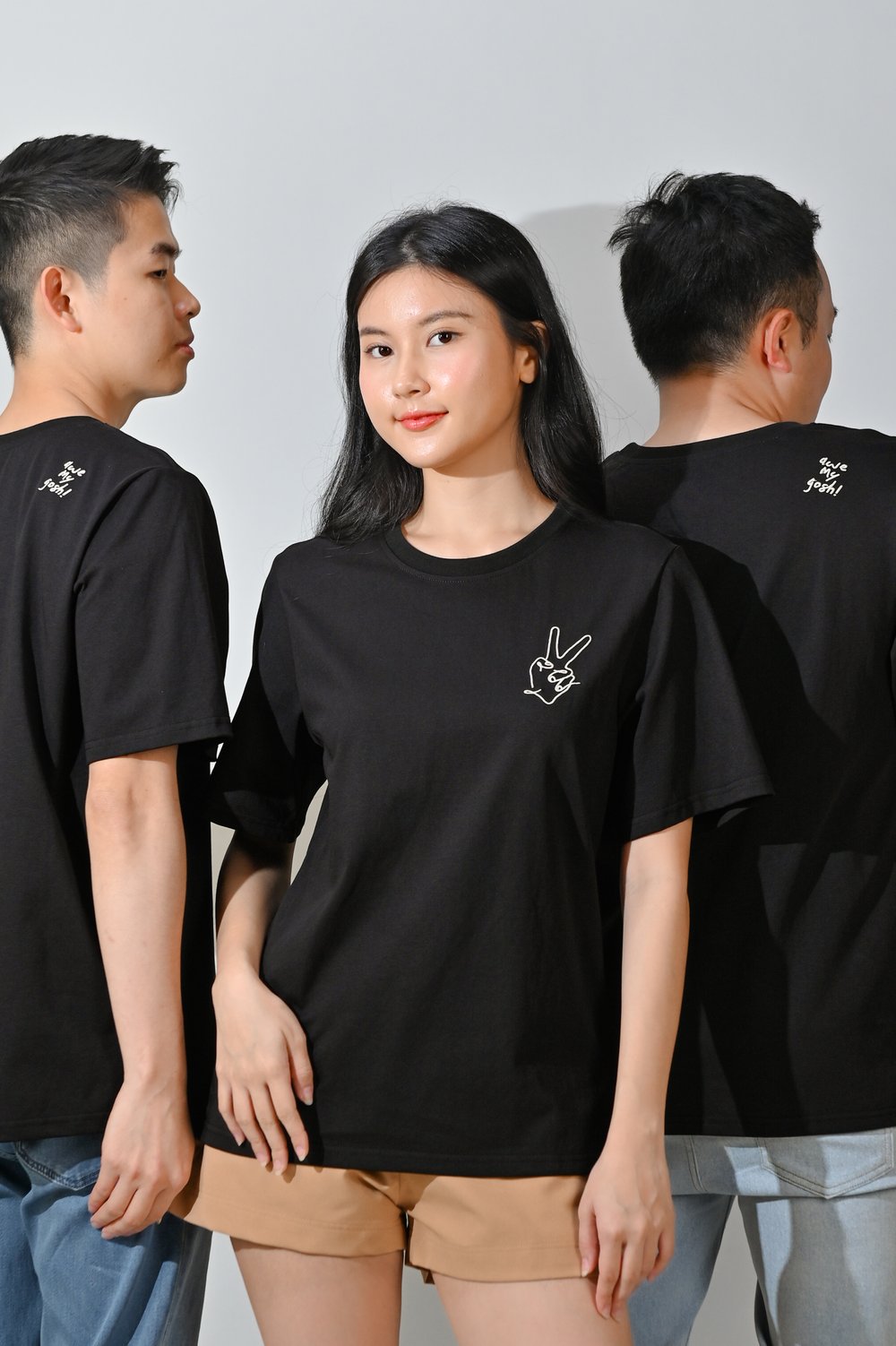 AWE MY GOSH BLACK UNISEX TEE AWE MY GOSH BLACK UNISEX TEE