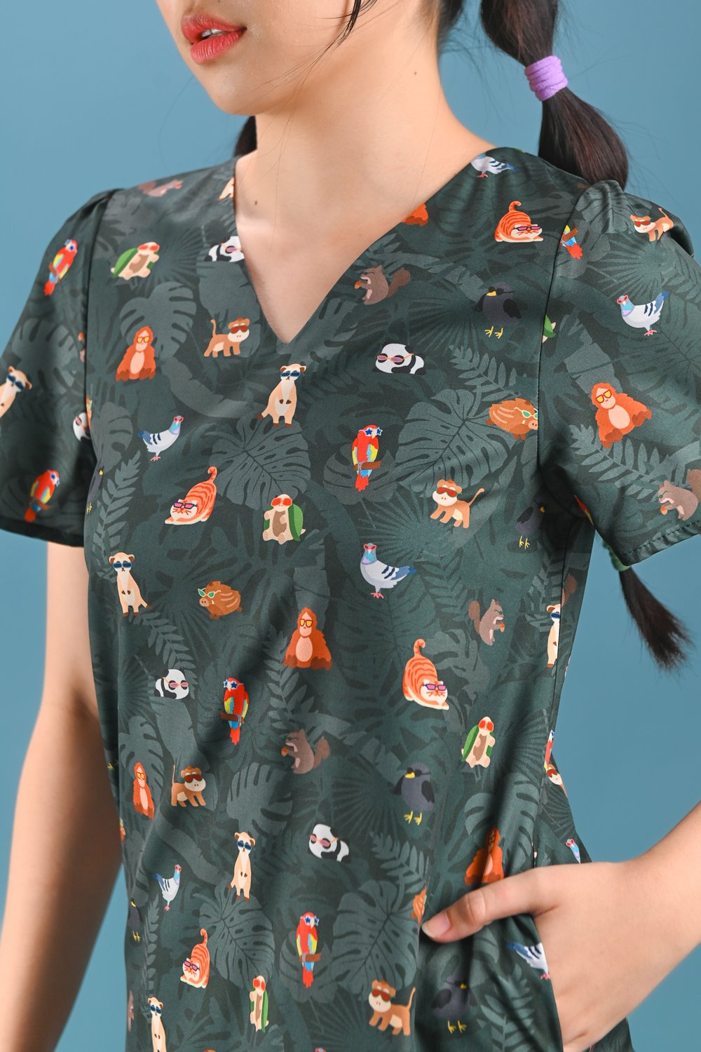 SG ZOOPERSTARS SLEEVED DROPWAIST DRESS SG ZOOPERSTARS SLEEVED DROPWAIST DRESS