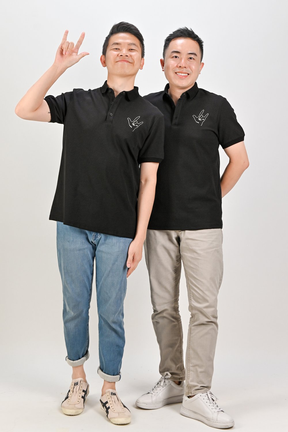 EXTRA-AWE-DINARY BLACK POLO SHIRT