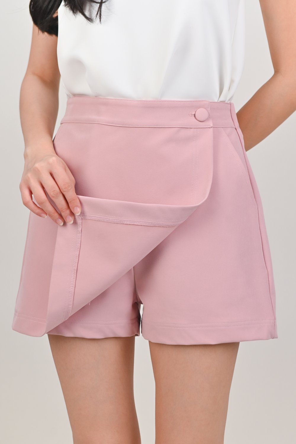 BEX ELASTIC-BACK SKORTS IN PINK
