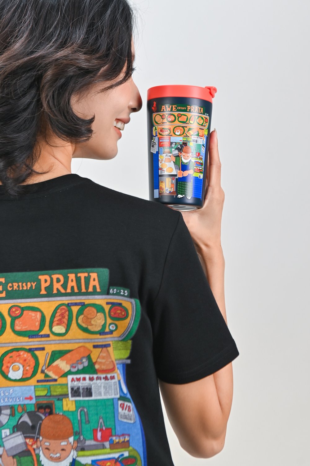 PRATA STALL X FRESH SEAFOOD STALL TUMBLER PRATA STALL X FRESH SEAFOOD STALL TUMBLER