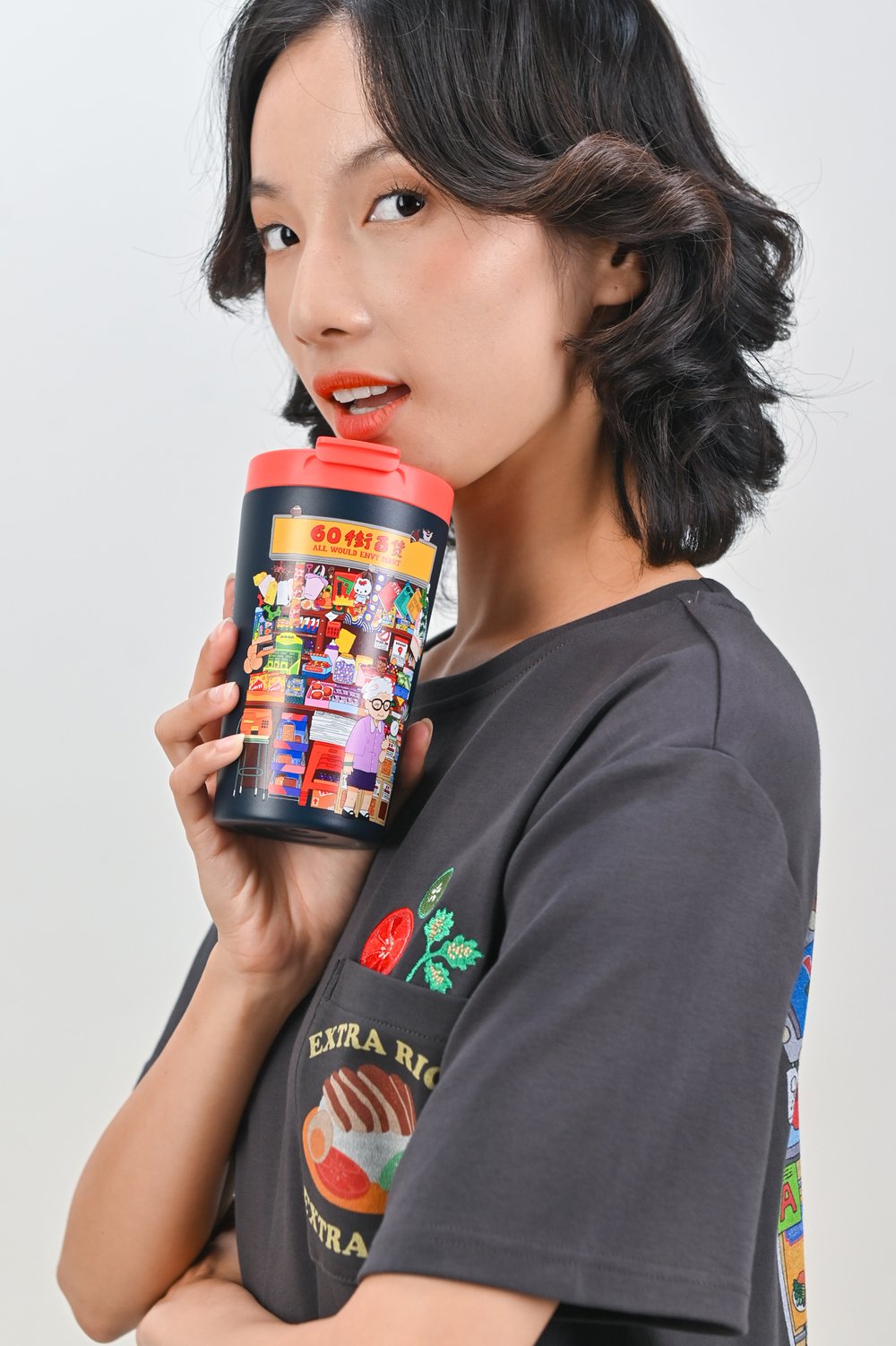 MAMA SHOP x CHICKEN RICE STALL TUMBLER MAMA SHOP x CHICKEN RICE STALL TUMBLER
