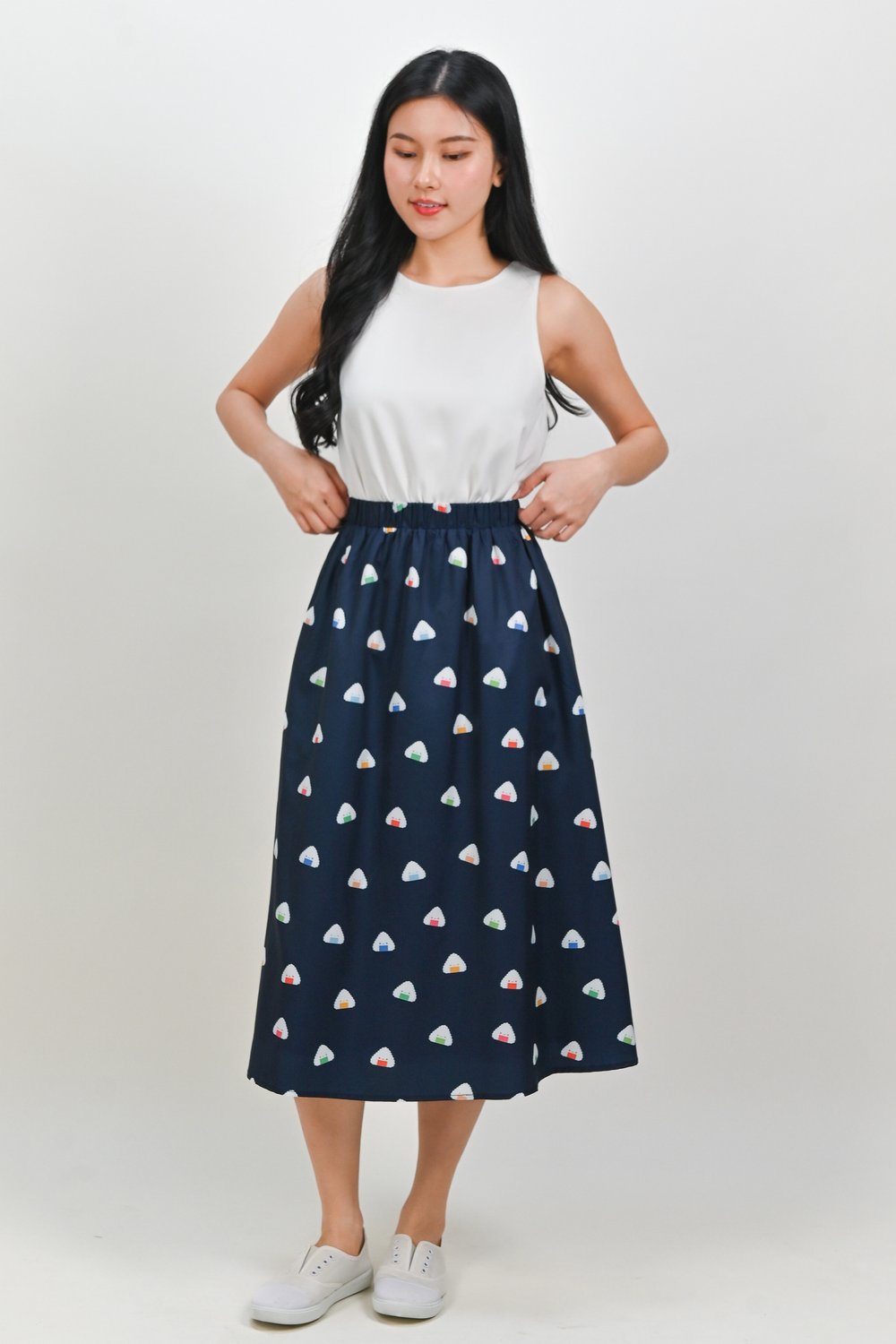 ONLY ONIGIRI ELASTIC-WAIST SKIRT