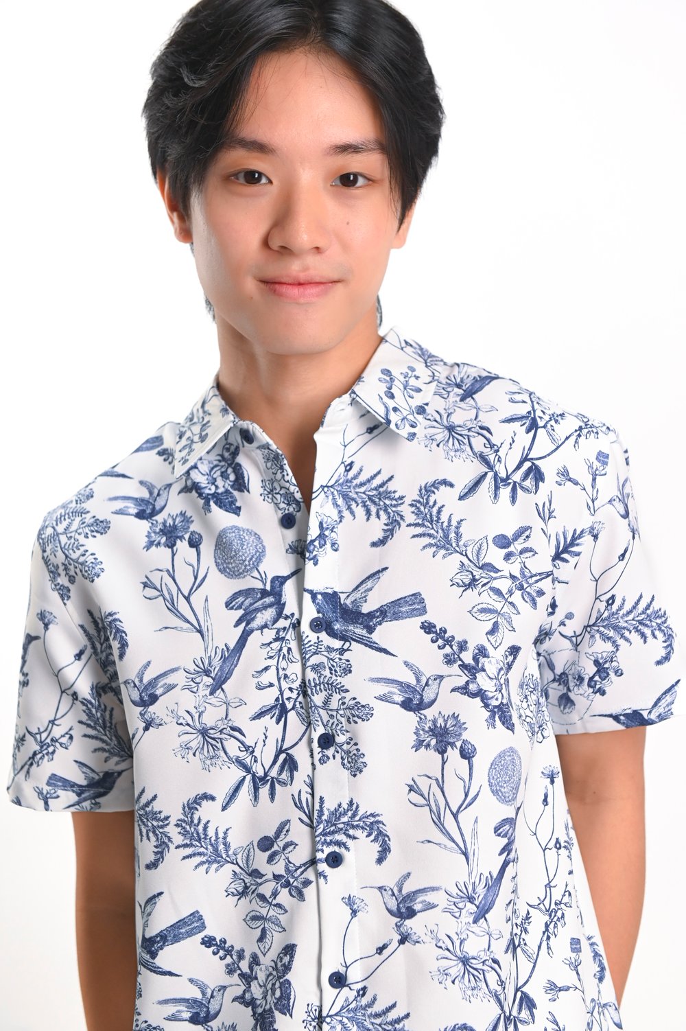 NAVY HUMMINGBIRD MEN'S SHIRT