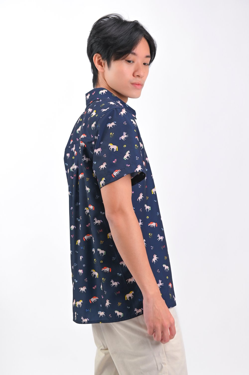 PETALS & PONIES MEN’S SHIRT