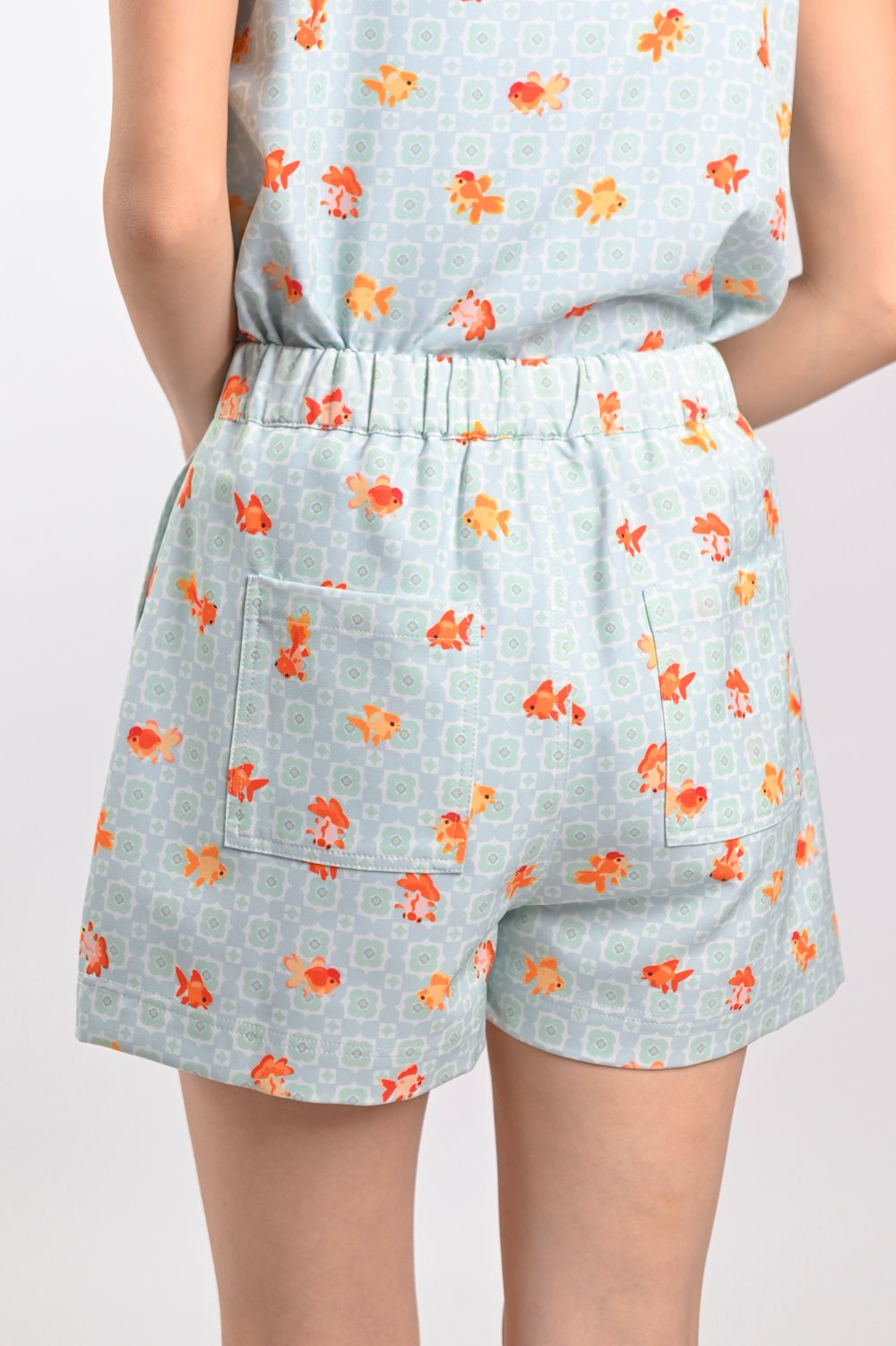 LUCKY RIVER ELASTIC-BACK SKORTS