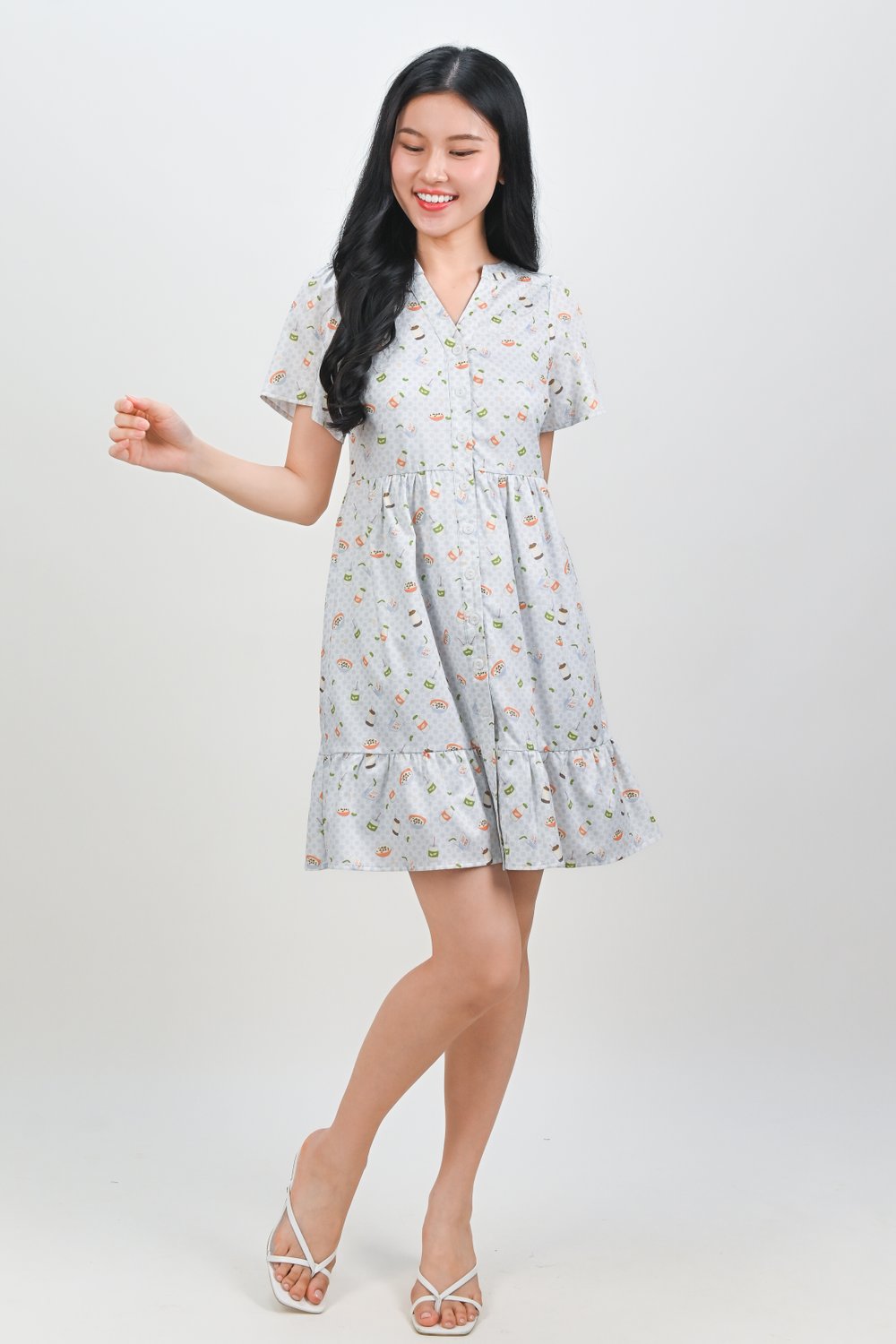 SOYA SO GOOD SLEEVED SHIRT-DRESS