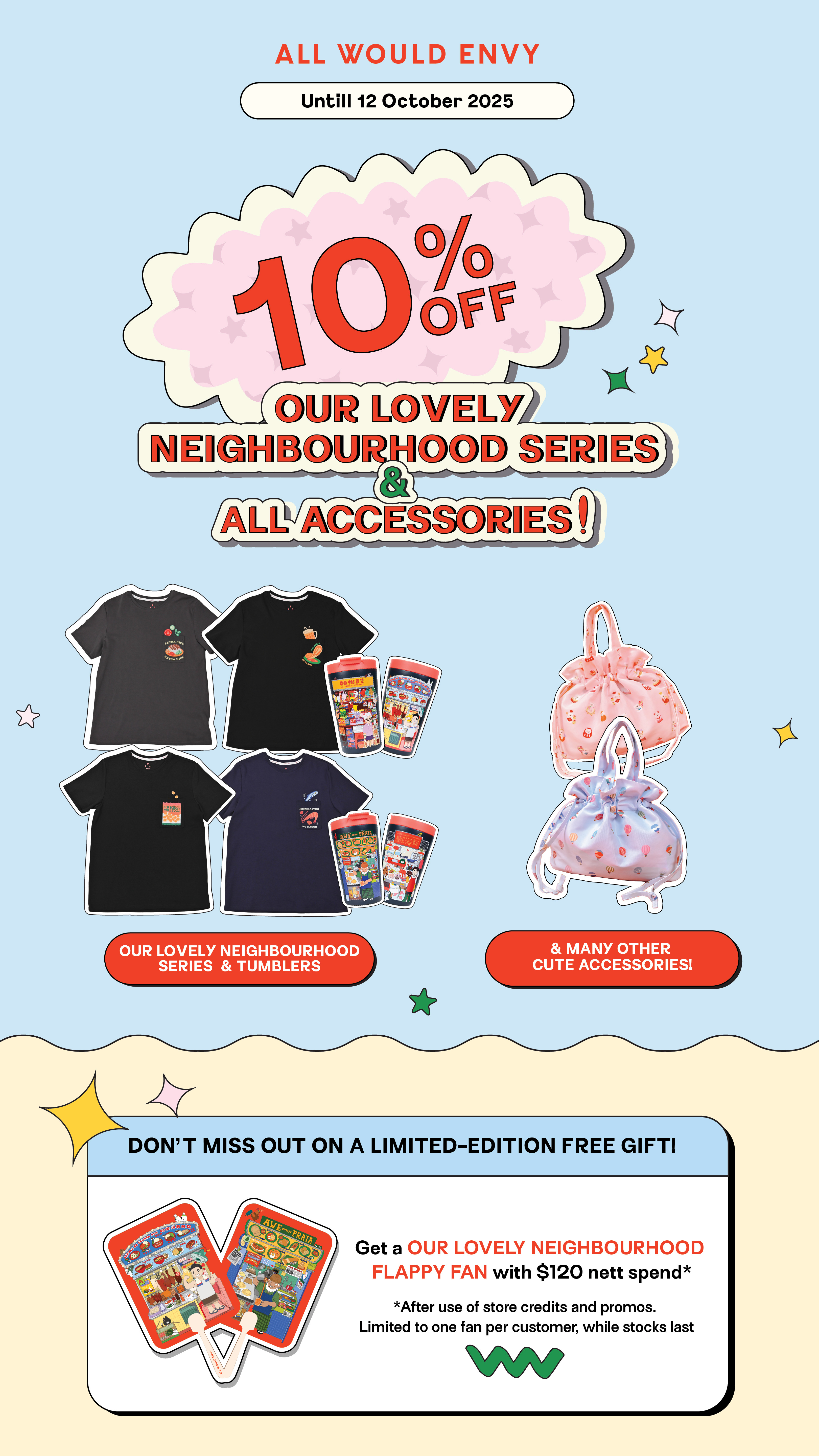 Our Lovely Neighbourhood Series + All Accessories 10%