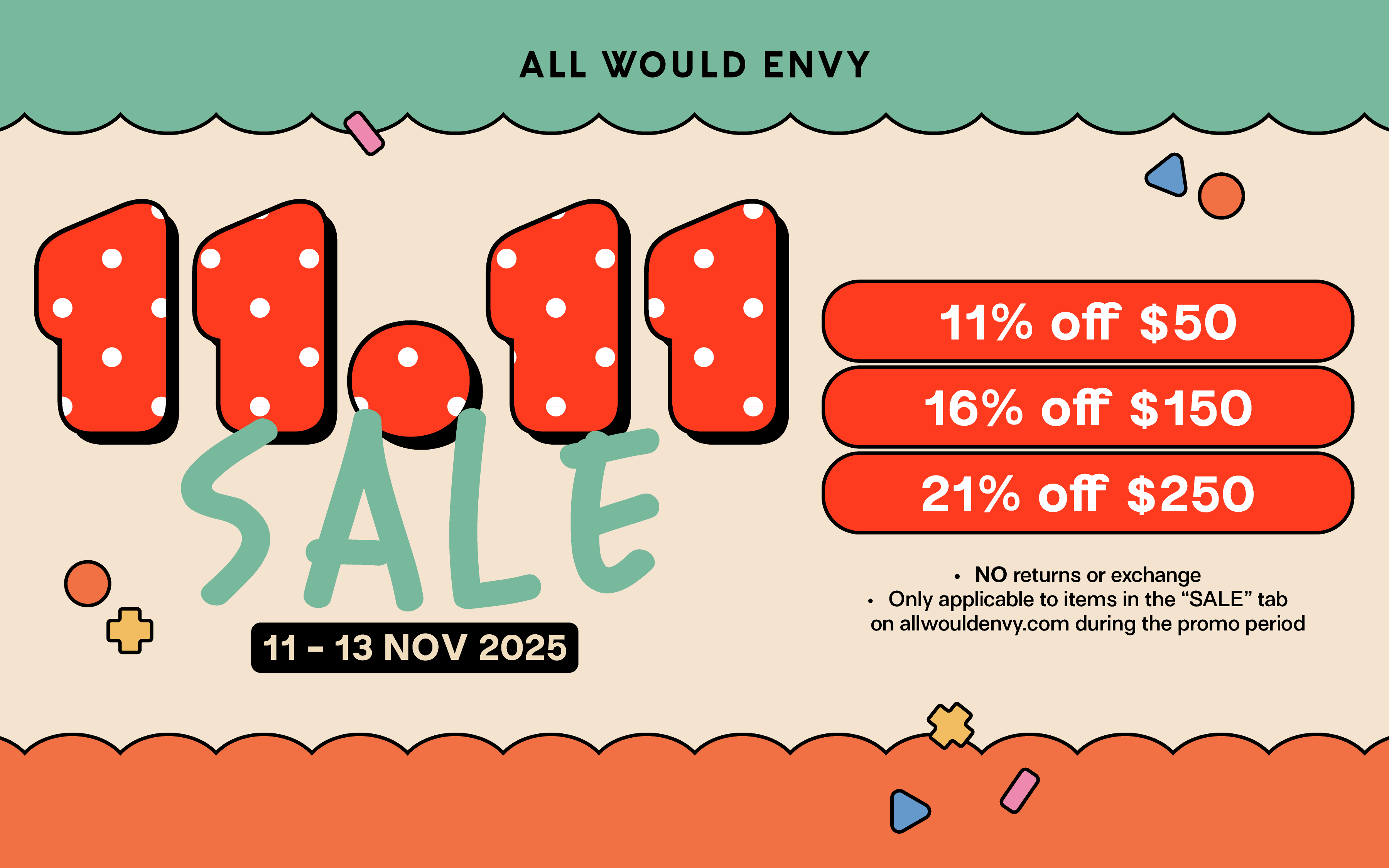 AWE 11-11 SALE