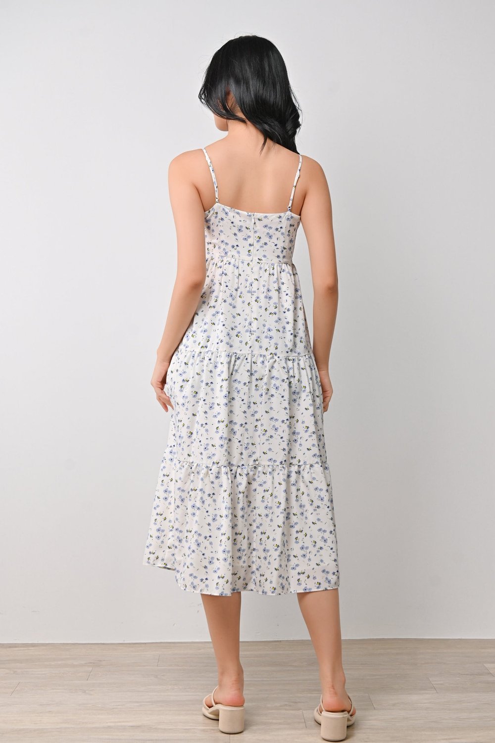 MAREN FLORAL SPAG DRESS