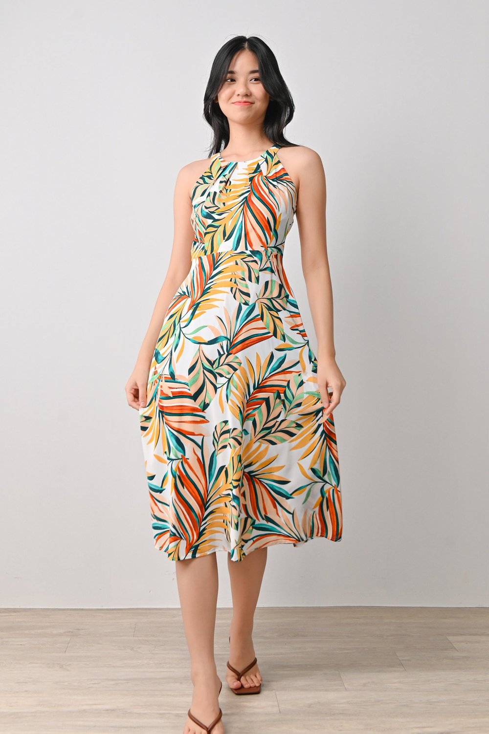 XIOMARA VIBRANT CUT-IN DRESS
