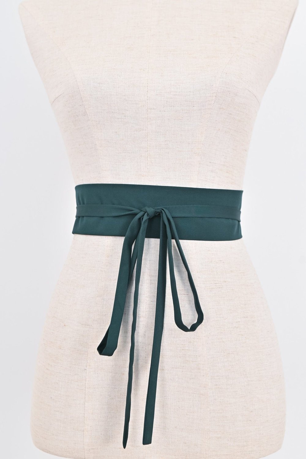 FOREST GREEN OBI SASH