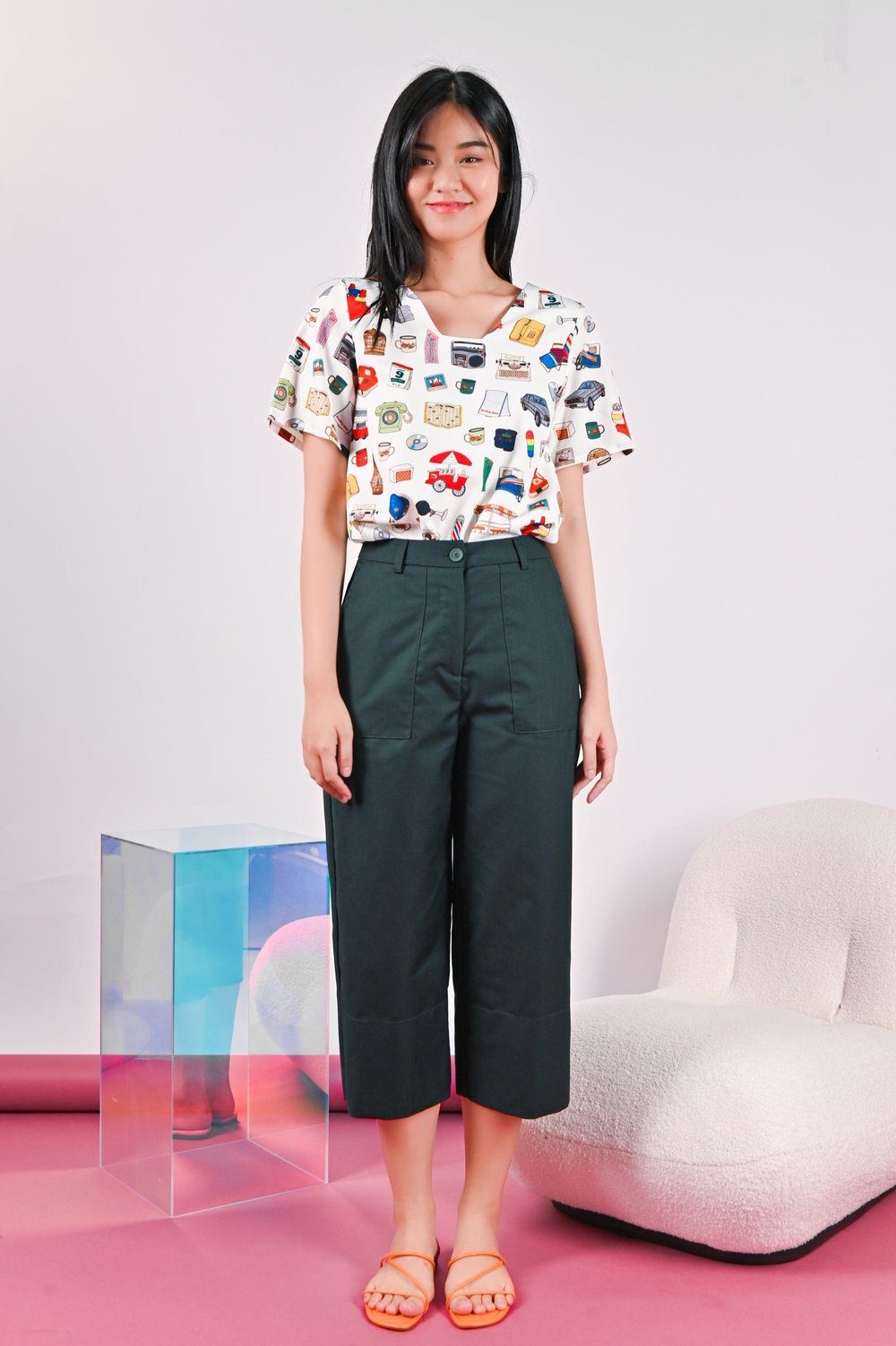 KAYDENCE CULOTTES IN GREEN