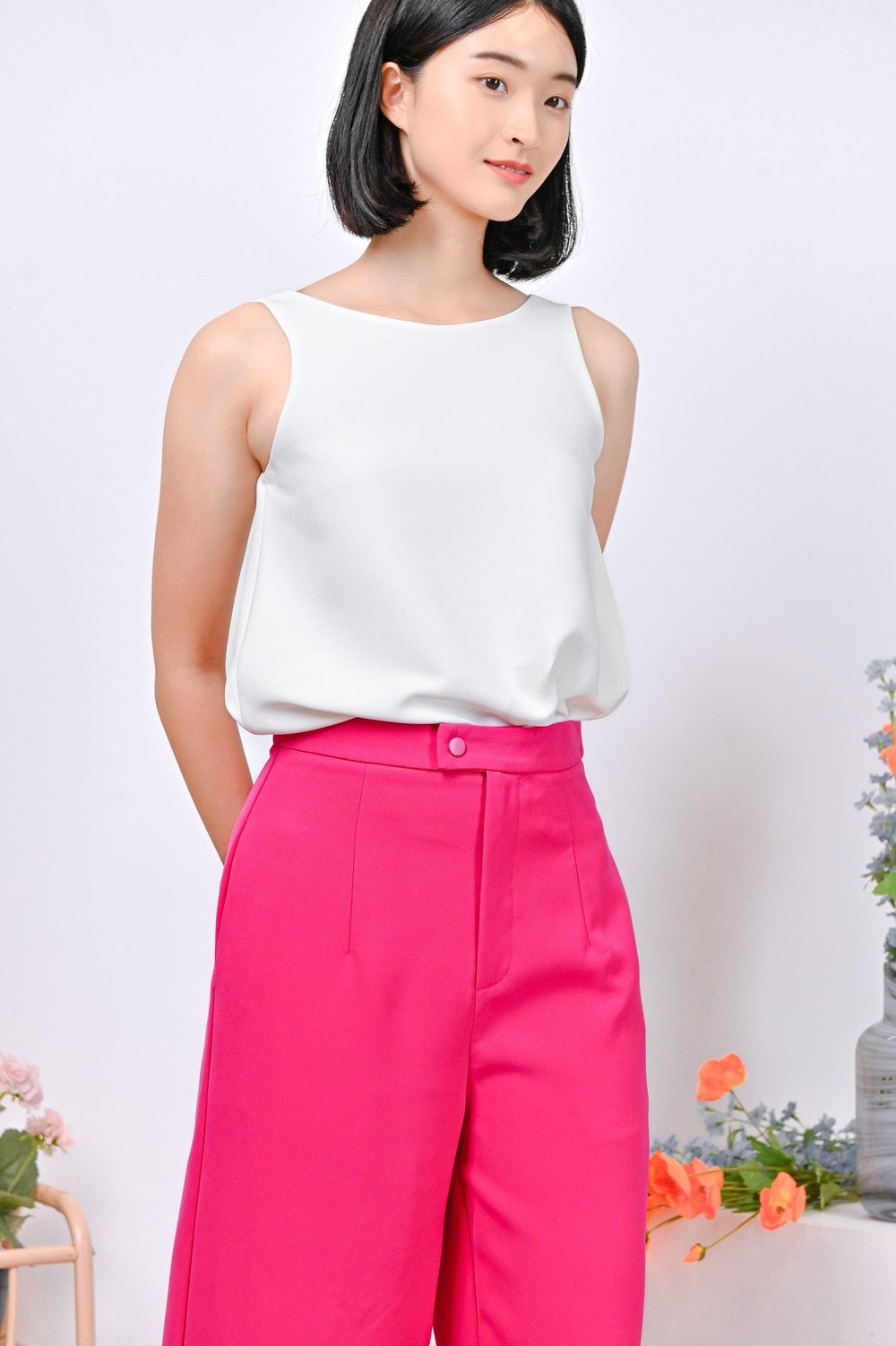 MIN PANTS IN HOT PINK