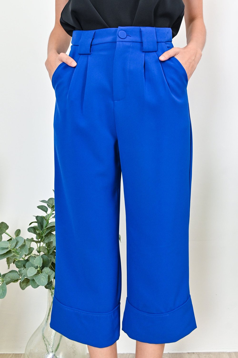 NIKKI CULOTTES IN COBALT BLUE