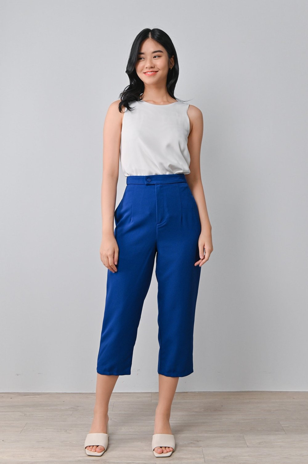 REBEC CULOTTES IN COBALT BLUE