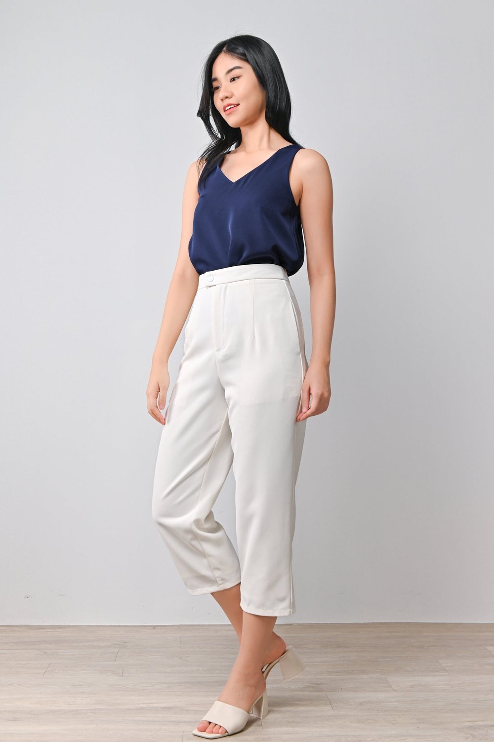 REBEC CULOTTES IN OFF-WHITE