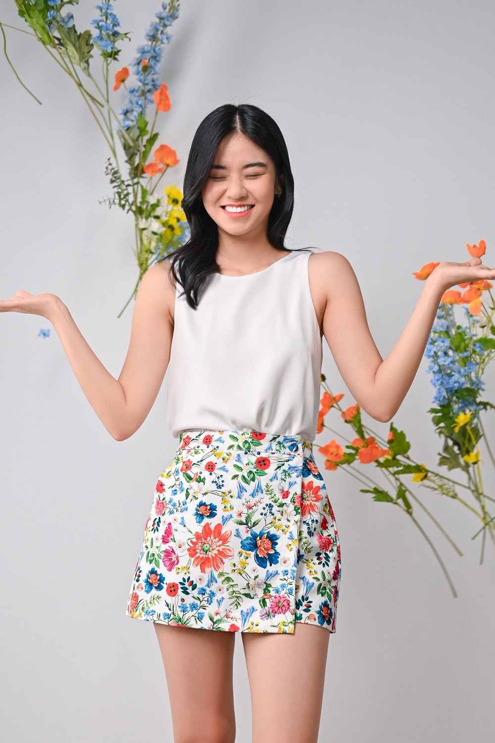 ROBUST FLORAL SKORTS ROBUST FLORAL SKORTS