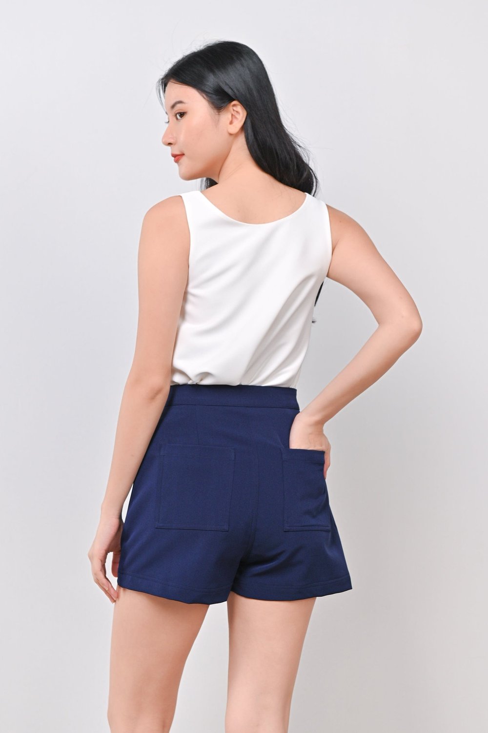 SYNIA SKORTS IN NAVY