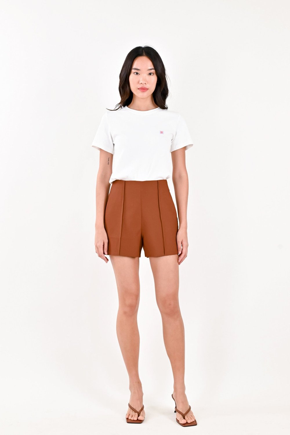 VERON SHORTS IN CAMEL