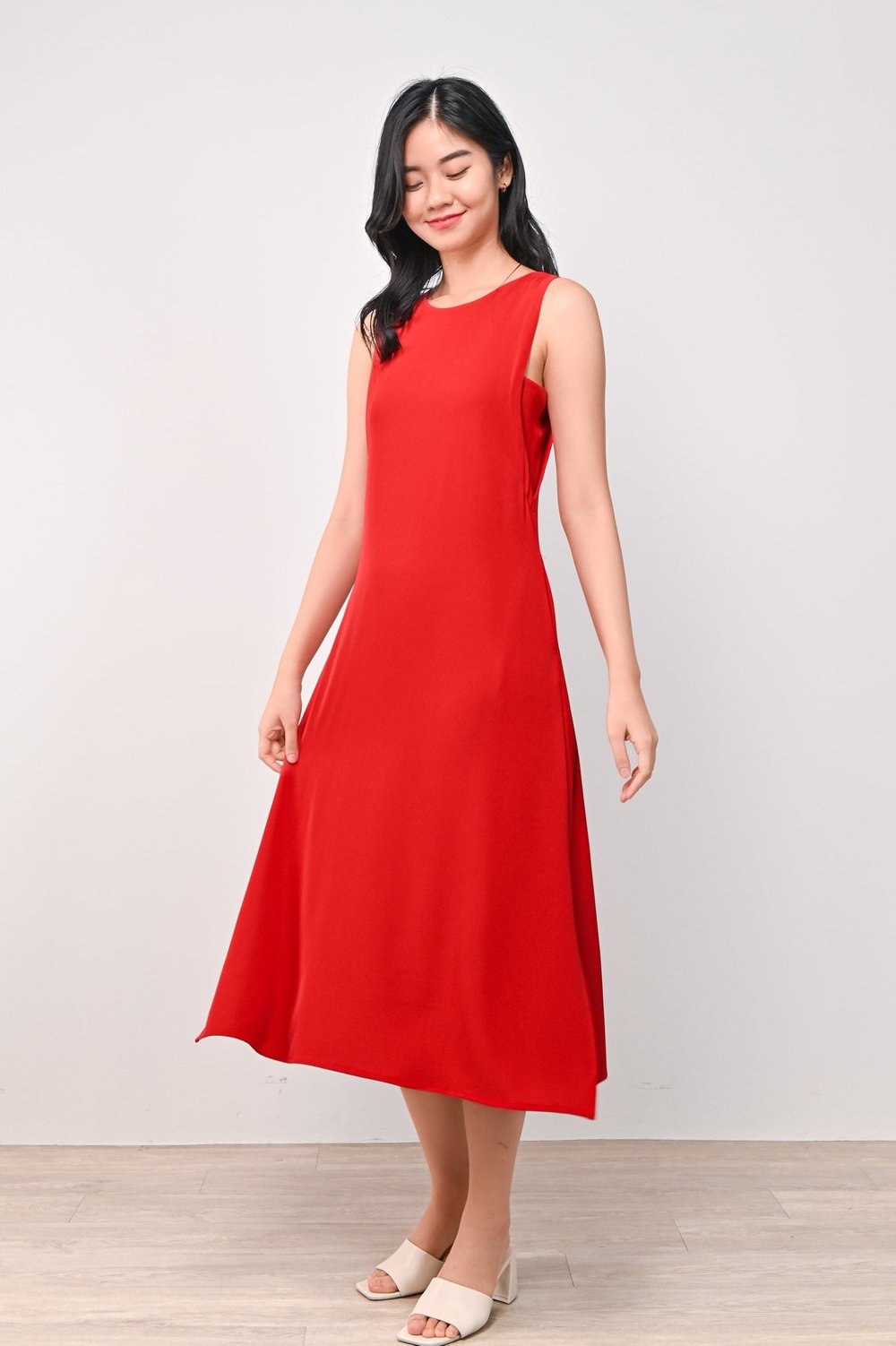 ADELINE ADDY RED DRESS