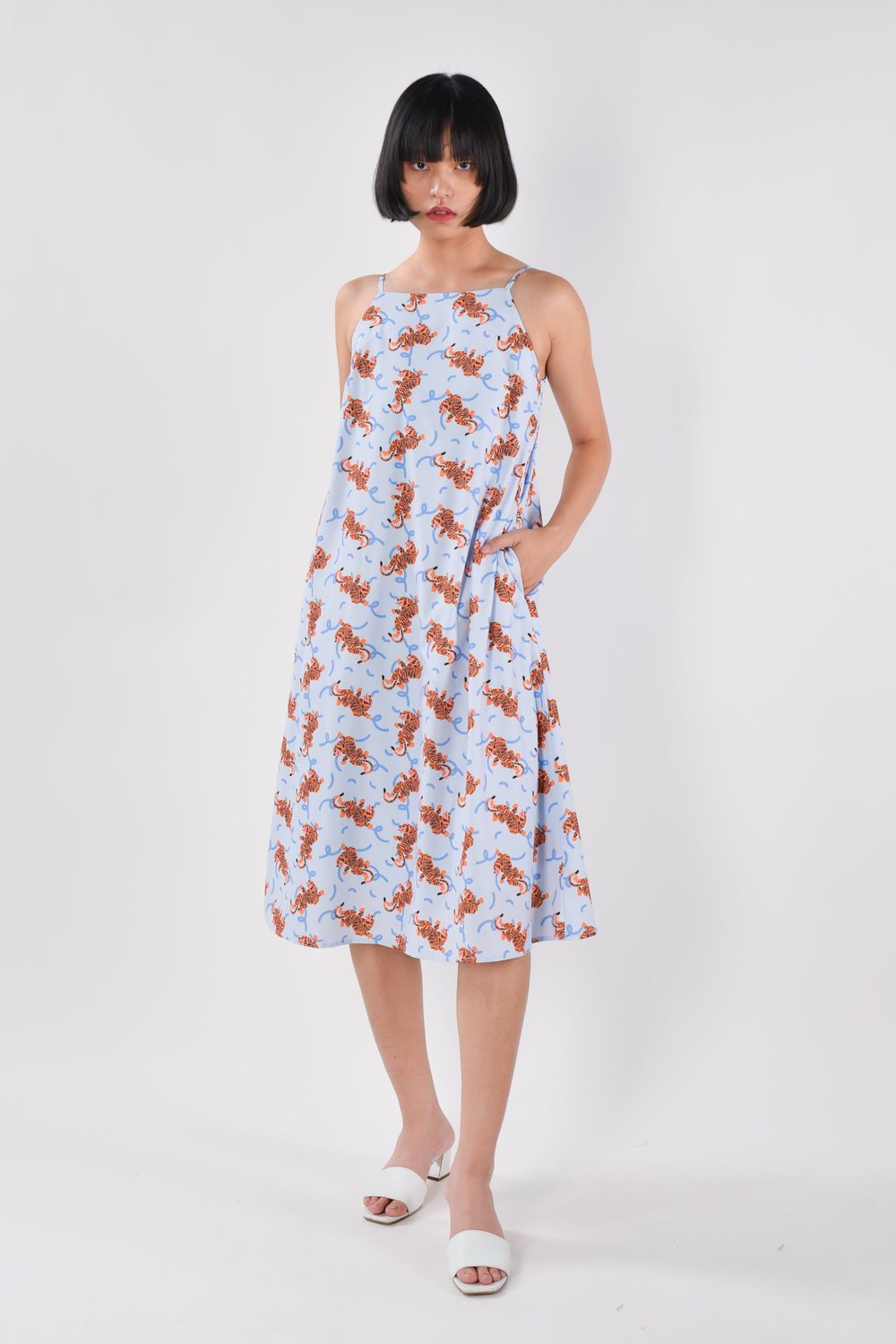 AWE TIGER SPAG TENT DRESS
