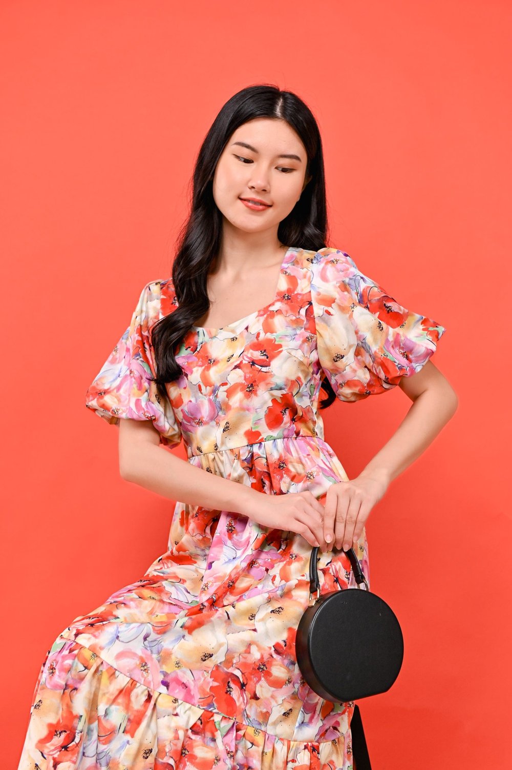 CAROL SWEETHEART DRESS IN VIBRANCE CAROL SWEETHEART DRESS IN VIBRANCE