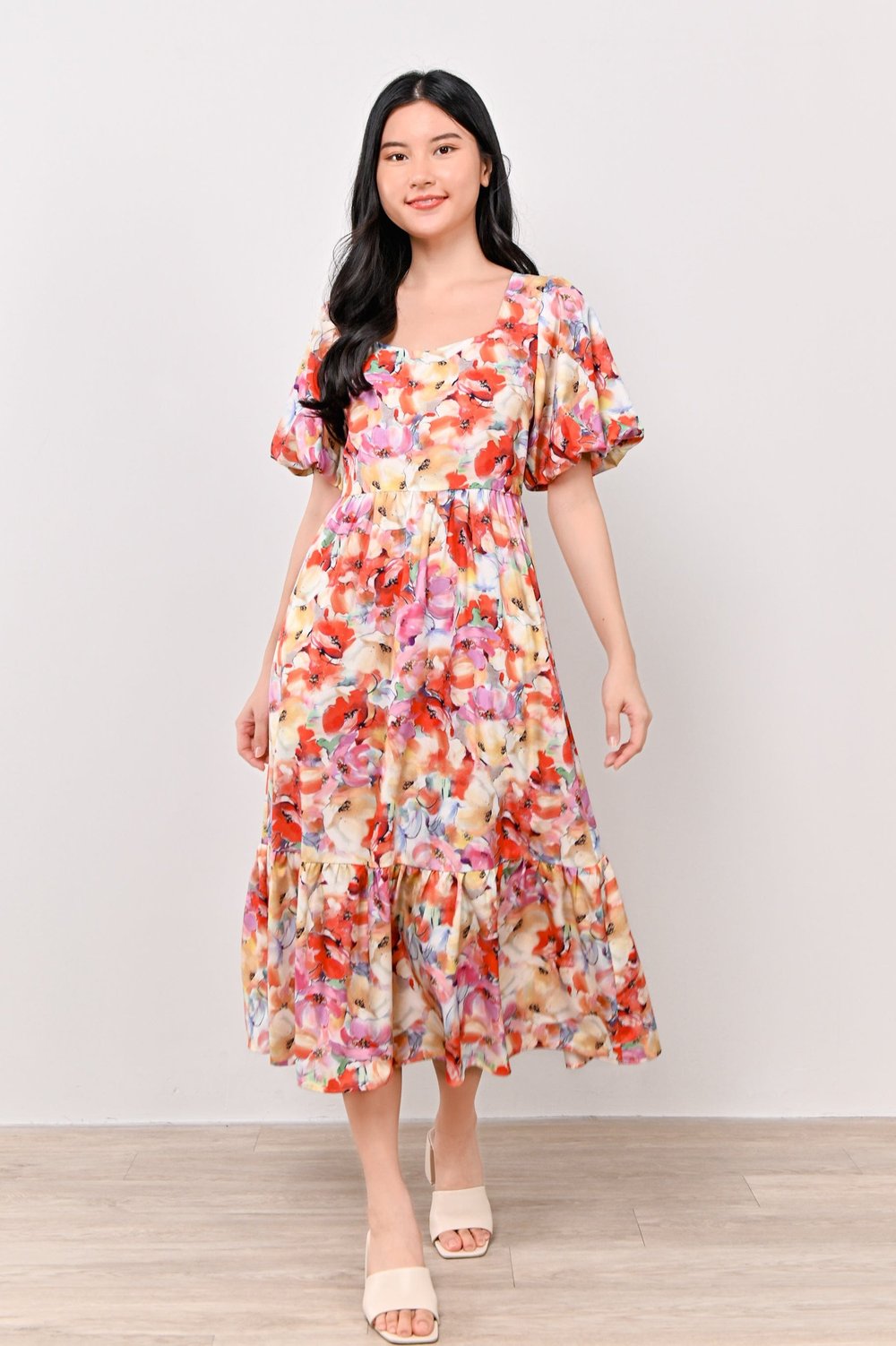 CAROL SWEETHEART DRESS IN VIBRANCE CAROL SWEETHEART DRESS IN VIBRANCE